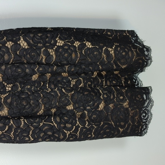 Adrianna Papell Off-Shoulder Lace Dress - Picture 9 of 15